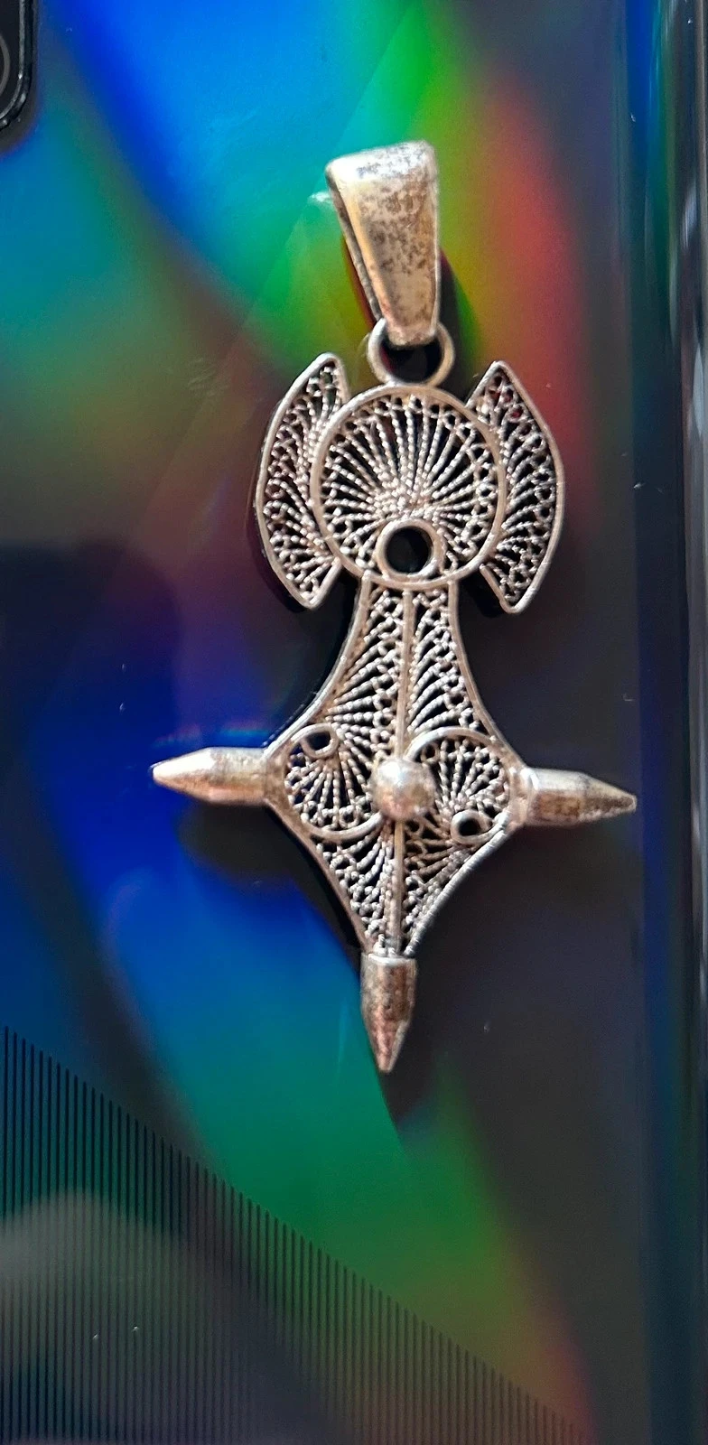 Croix d’Agadez filigranée